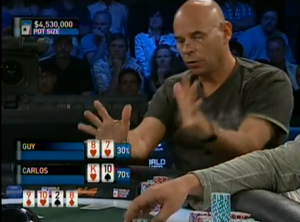 Guy Laliberte's poker tell Guy Laliberte poker tell